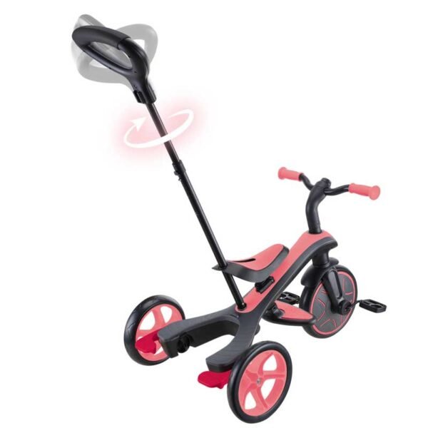 Триколка 4 в 1 GLOBBER EXPLORER TRIKE със сенник - розова - Image 5