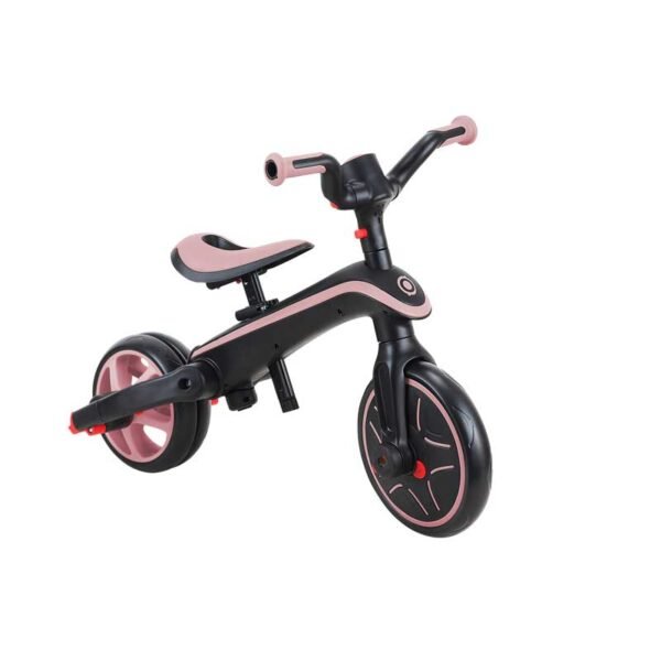 Детска триколка 4 в 1 GLOBBER EXPLORER TRIKE FOLDABLE, сгъваема, розов цвят - Image 6