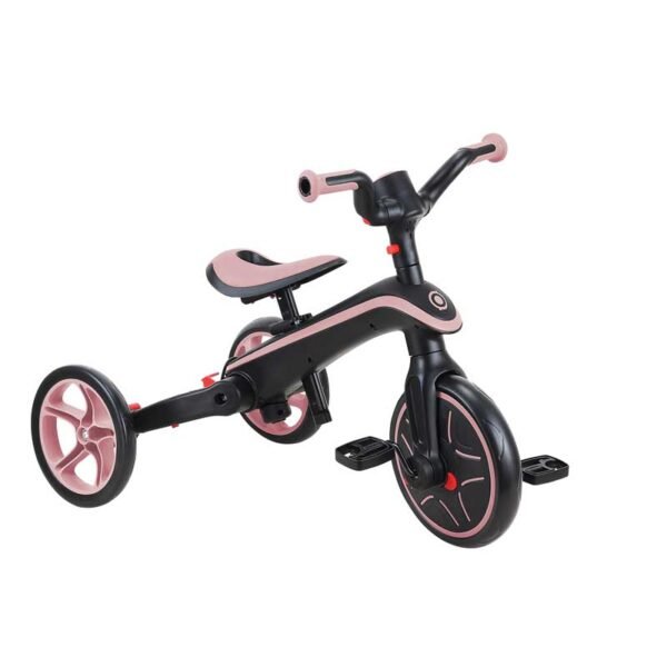 Детска триколка 4 в 1 GLOBBER EXPLORER TRIKE FOLDABLE, сгъваема, розов цвят - Image 5