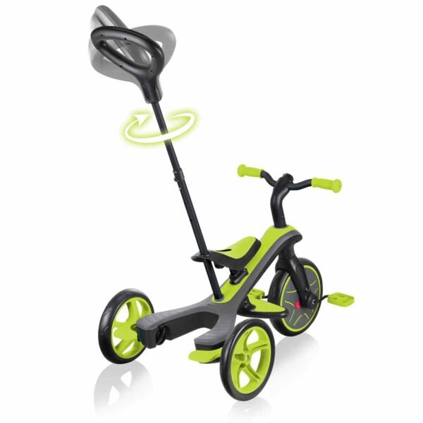 Детска триколка 4 в 1 Globber Trike Explorer, зелена - Image 3