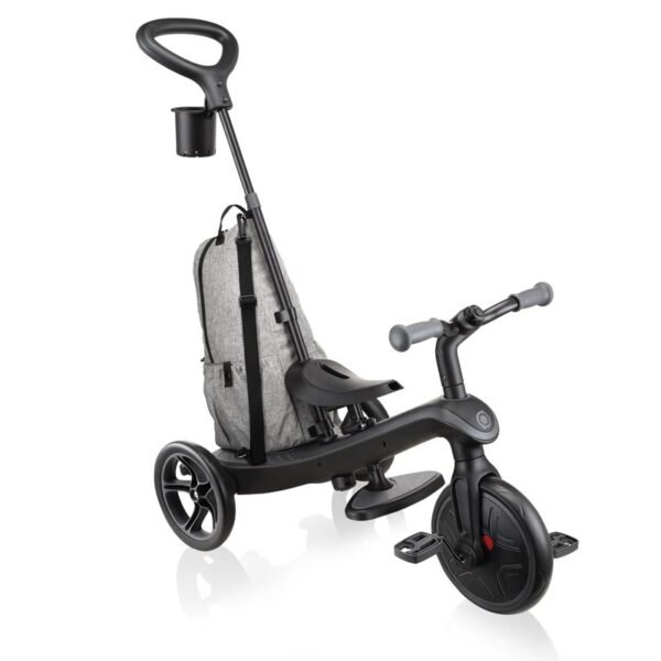 Детска триколка Globber Explorer Trike 4 в 1 Deluxe Play – черна - Image 2