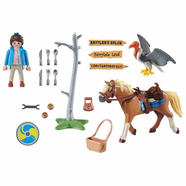 Детски конструктор Playmobil, Марла с кон - Image 3