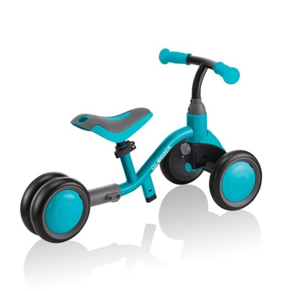 Колело за баланс Globber Learning bike 3 в 1 Deluxe – синьо-зелено - Image 5