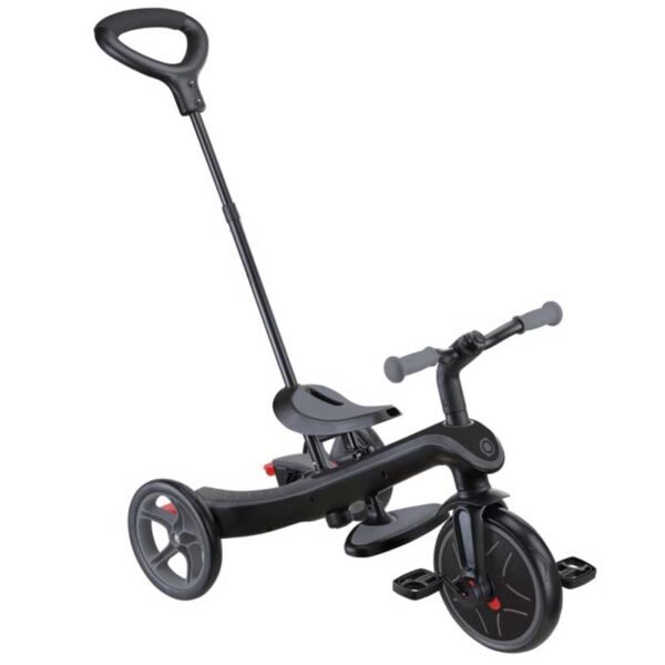 Триколка 4 в 1 GLOBBER EXPLORER TRIKE DELUXE PLAY със сенник в черен цвят - Image 6