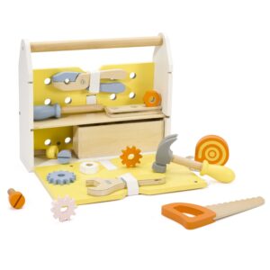 Модерна дървена кутия с инструменти за деца на classic world